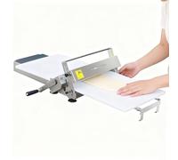 Beachtiful Laminoir à pâte à Croissants, laminoir à pâte Professionnel, épaisseur de la Machine à pâte réglable, Acier Inoxydable, laminoir à pâte à Pizza fondante pour Croissants de Table B