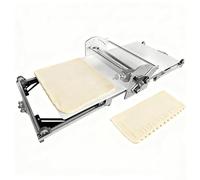 Beachtiful Laminoir à pâte électrique Professionnel, plastifieuse, épaisseur réglable, Rouleau à pâtisserie Pliable en Acier Inoxydable, pour Boulangerie, Maison, Croissants, Pizzas