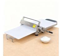 Beachtiful Laminoir à pâte Manuel, laminoir à pâte de comptoir en Acier Inoxydable, épaisseur réglable pour pâte à Pizza et Boulangerie Domestique et Commerciale B