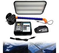 Beachtiful Lumière PDR,Kit de Lampe de Tableau de Ligne PDR,Lampe LED de Détection de Débosselage de Voiture, 9 Couleurs Réglables, avec Support,pour Le Débosselage de la Carrosserie Voiture