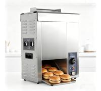 Beachtiful Machine à Pain et Hamburger électrique à chaîne, Grille-Pain Vertical à Contact de 2000 W, épaisseur réglable de 12 à 22 mm, 1600 tranches/Heure