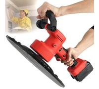 Beachtiful Machine électrique de Polissage de Lissage de Mur de Truelle de Mortier de Ciment de Béton, Polissage de Lissage de Mortier de Ciment de Béton de Régulation à 6 Vitesses 1800W,2battery