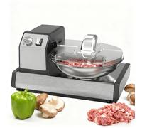 Beachtiful Robot culinaire Professionnel 5,5 L, Coupe-Aliments électrique Multifonction pour Viande et légumes, en Acier Inoxydable. Convient pour Les légumes, Les Fruits, la Viande, Les céréales