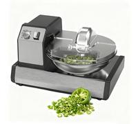 Beachtiful Robot culinaire Professionnel, Hachoir à Viande électrique Robuste de 250 W avec Lame à 1 500 TR/Min, Bol en Acier Inoxydable de 5,5 L et minuterie de 0 à 15 Minutes, Hachoir à légumes