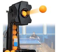 Beachtiful Robot de Tennis de Table avec Filet de Capture, avec 100 Balles de Tennis de Table, pour l'entraînement, Les Clubs de Jeux Sportifs, l'apprentissage
