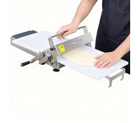Beachtiful Rouleau à pâte à épaisseur réglable, Machine à Rouleau à pâte Pliable, avec Planche à laminer, Machine à Rouleau à pâte Manuelle, pour Pizza, Croissants, pâtisserie et Fondant A