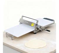 Beachtiful Rouleau à pâte Manuel en Acier Inoxydable, épaisseur réglable 0-17,5 mm/0-27 mm, pour Pizzas, Croissants, pâtisseries et fondants, Design de Table B