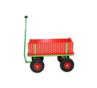 Beachtrekker Style Chariot en Bois (Rouge)