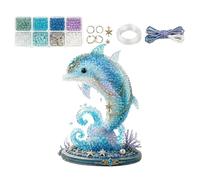 Bead Animal Making Kit | Realistic 3D Sea Theme Craft Decoration - Bead Keycha in Ki t | for Beginner Enthusiast Holiday Ornament Party Favors Classroom Activities DIY Projects