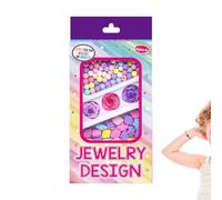 Bead Bracelet Making Kit - 3.74x0.94x6.77 Inches Handmade Jewelry Crafting Set for Teens, Gift Box Packaging with Small Beads, Bracelets Making Sets for Family Time, Birthday, Summer Camp Use