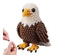 Bead Kit, 3D DIY Bird Beading Kit, Funny Handmade Bead Animal Making Kits for for Home Desk Shelf Decor