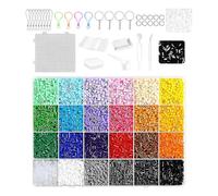 Bead Melting Craft Kit - Fuse Beads Kit, Handmade Craft Set | Comprehensive Artistic DIY Jewelry Making Design Supply, Colorful Interlocking Creative Educational Interactive Hobby Collection for Teens