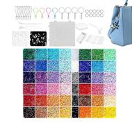 Bead Melting Craft Kit - Fuse Beads Kit, Handmade Craft Set | Comprehensive Artistic DIY Jewelry Making Design Supply, Colorful Interlocking Creative Educational Interactive Hobby Collection for Teens