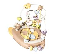 Bead Track Maze - Wooden Roller Game, Cognitive Path Toy with Hand Coordination Use, Sliding Beads, Motor Skill Builder, Educational Activity for Boys Girls Preschool Home School Birthday Party Family