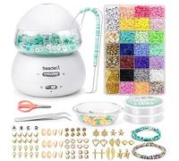Beadact Electric Clay Bead Spinner Kit with Clay Beads Kit, Perle Spinner Machine for Jewelry Making, DIY Waist Beads