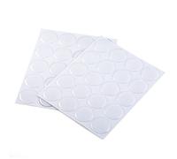 Beadaholique Lot de 100 Stickers époxy pour Bouteille Bouchon Pendentifs, 2,5 cm, Clair,