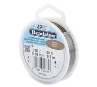 Beadalon 0,38 mm x 9,2 m Bobine de Fil 49 brins Bronze