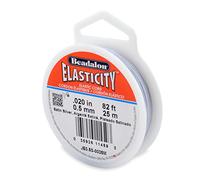 Beadalon 0,5 mm x 25 m, argent satiné