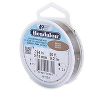 Beadalon 9,2 m x 0,61 mm Bobine de Fil 49 brins Bronze