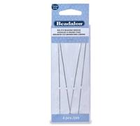 Beadalon 4 aiguilles à gros chas de 11,4 cm