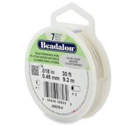 Beadalon Bobine de 9.2 m 0,46 mm de diamètre Fil 7 brins, Argent