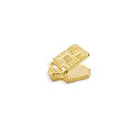 Beadalon C-Crimp Cord End 1.9mm Nickel Free Gold Plated, 14-Piece by Artistic Wire