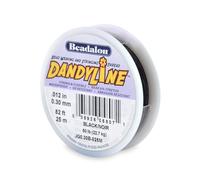 Beadalon Dandyline Fil Nylon Noir 0,30 mm 25 m