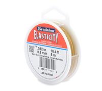 Beadalon Elastcity 0,8 mm 5 m Or satiné