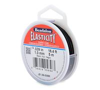 Beadalon Elastcity Fil élastique 1,0 mm Noir 5 m