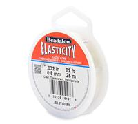 Beadalon Elastcity Fil élastique Transparent 0,8 mm x 25 m