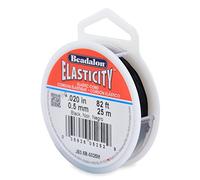 Beadalon Elasticity .5mm Black 25M