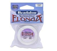 Beadalon Elonga 0,7 mm Blanc 25 m