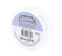 Beadalon Elonga Cordon élastique 0,7 mm Blanc 100 m