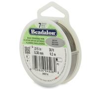 Beadalon Enfilage Fil 7 brins.015(.38mm) diamètre 30ft/Pkg-Bright