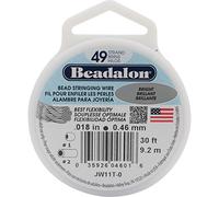 Beadalon Fil à cordage 49 brins 0,45,7 cm x 9,1 m - Brillant