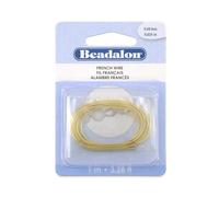 Beadalon Fil français/lingot plaqué or