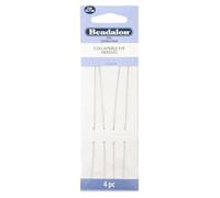 Beadalon Lot de 4 Aiguilles à chas Fines Pliables 12,7 cm