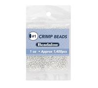 Beadalon Perles d'arrêt argentées 2 mm