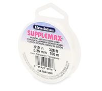 Beadalon Cordon de perlage SuppleMax Illusion Transparent 0,25 mm 100 m