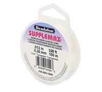 Beadalon SuppleMax Illusion Cordon de perlage 0,30 mm Monofilament transparent 100 m