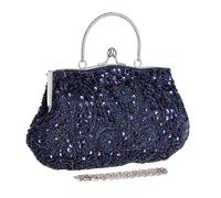 Beaded Clutch | Evening Bag Women Clutches with Chain Strap Large Capacity