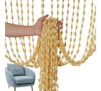 Beaded Door Drape Back Door Drape - Decorative Background Tassel Rope