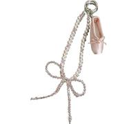 Beaded Phone Chain with Ballet Shoes Pendent Phone Beads Strap Anti-lost Phone Charm for Wallet Handbag Camera Cell Decoration Nice processing