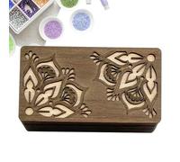 Beading Boards For Jewelry Making - Beadwork Holder Container | Wooden Storage Divider Box, Hobby Tool Cabinet Organizers Divided Trays