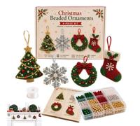 Beading Kits Handmade Christmas Tree Snowflake Home Decor | Beading Charm Arts & Crafts DIY Kits for Women Men Beginner Home Office Dorm Living Room Window Tree Wall
