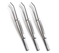 Beaditive machine à coudre pince à épiler set (10 pc) dentelée conseils bent | qualité professionnelle, de haute précision | acier inoxydable