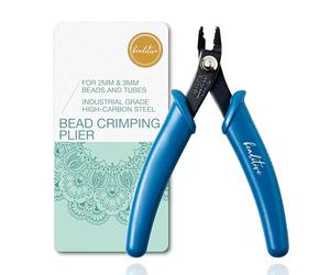 Beaditive Pince à sertir pour perles et tubes de 2 mm et 3 mm | 12,7 cm (Lac bleu)