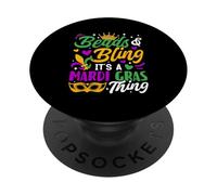 Beads & Bling, C'est Un Truc de Mardi Gras PopSockets PopGrip Adhésif