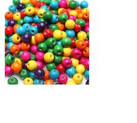 Creotime perles 12 mm 40 pcs jaune Jaune