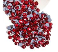BEADSLAND Hotfix Strass, 1440pcs Dos Plat Cristal Strass Artisanat vêtements Bricolage décoration, Siam foncé, SS20, 4.6-4.8mm